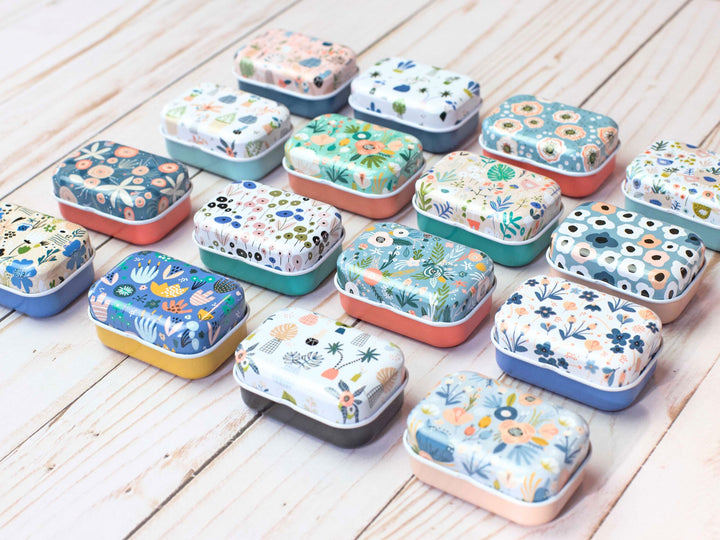 Floral Storage Tins
