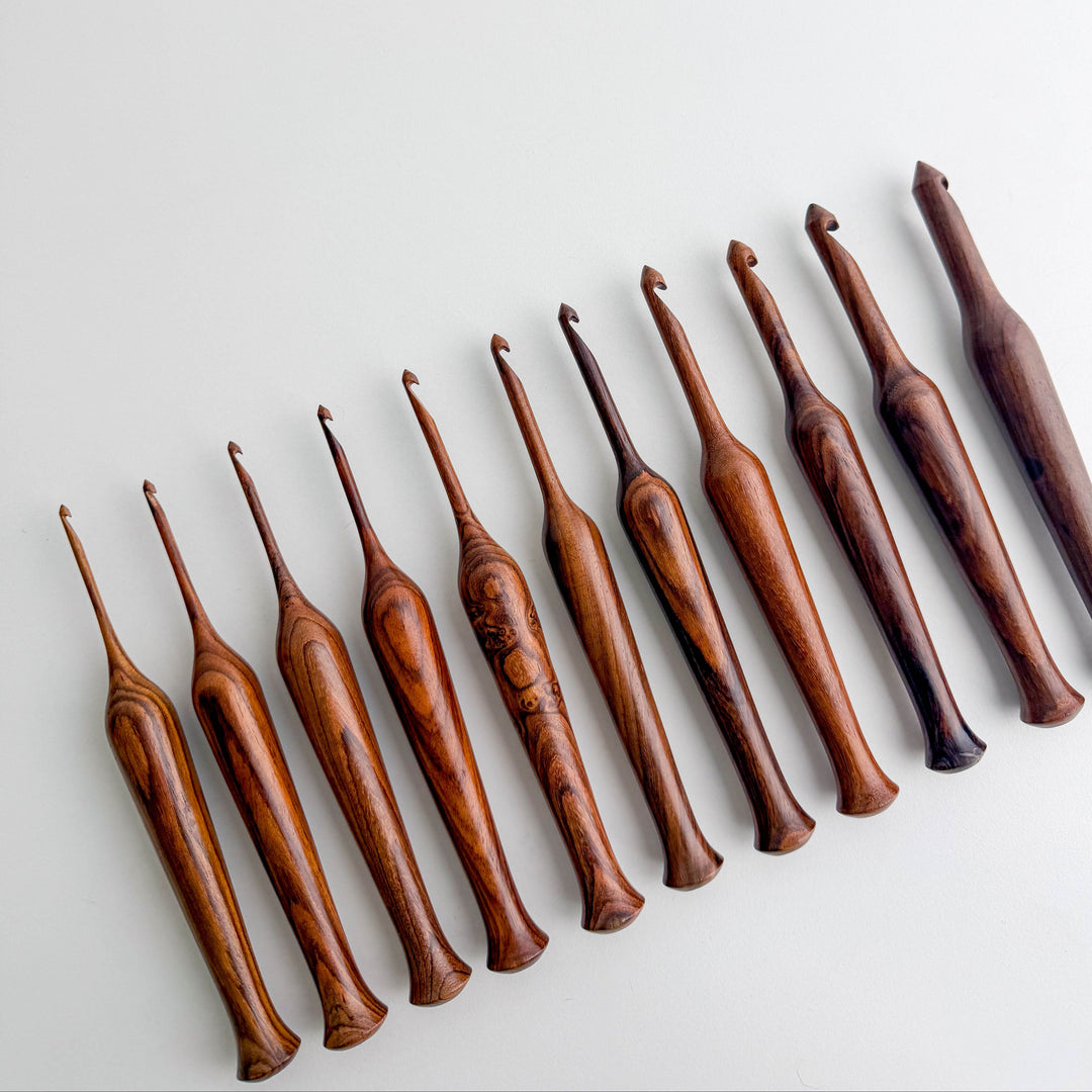 Rosewood Crochet Hooks