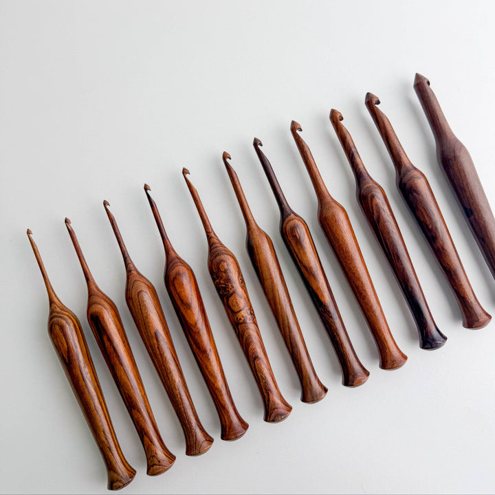 Rosewood Crochet Hooks