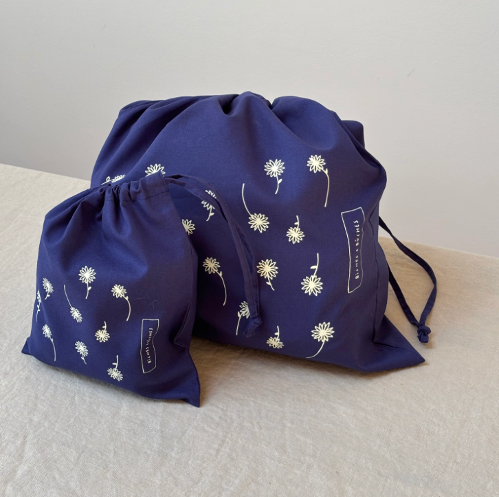Biches & Bûches Blue Pouches