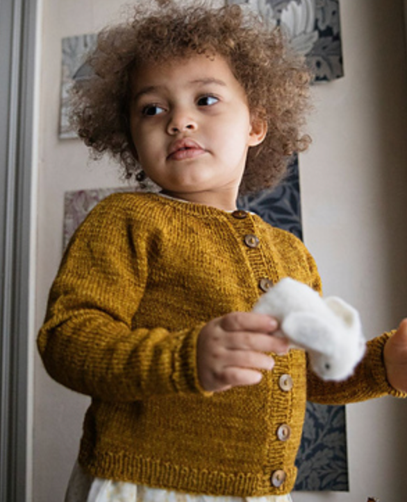 Claudita Baby Cardigan - Saturdays, August 8, 15, 22, & September 5  12:00-1:30pm