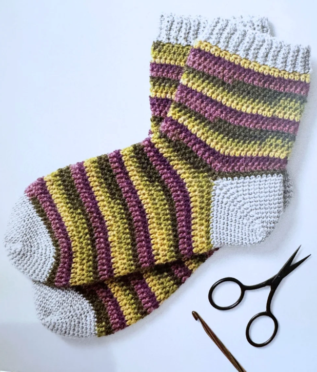 Crochet Socks! - Sundays, September 6, 13, 20, & 27  3:00-5:00pm