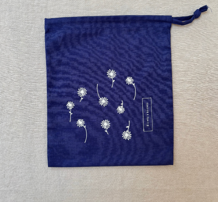 Biches & Bûches Blue Pouches