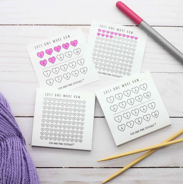 Row Counter Sticky Notes