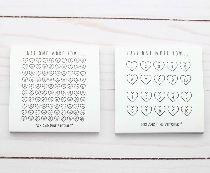 Row Counter Sticky Notes