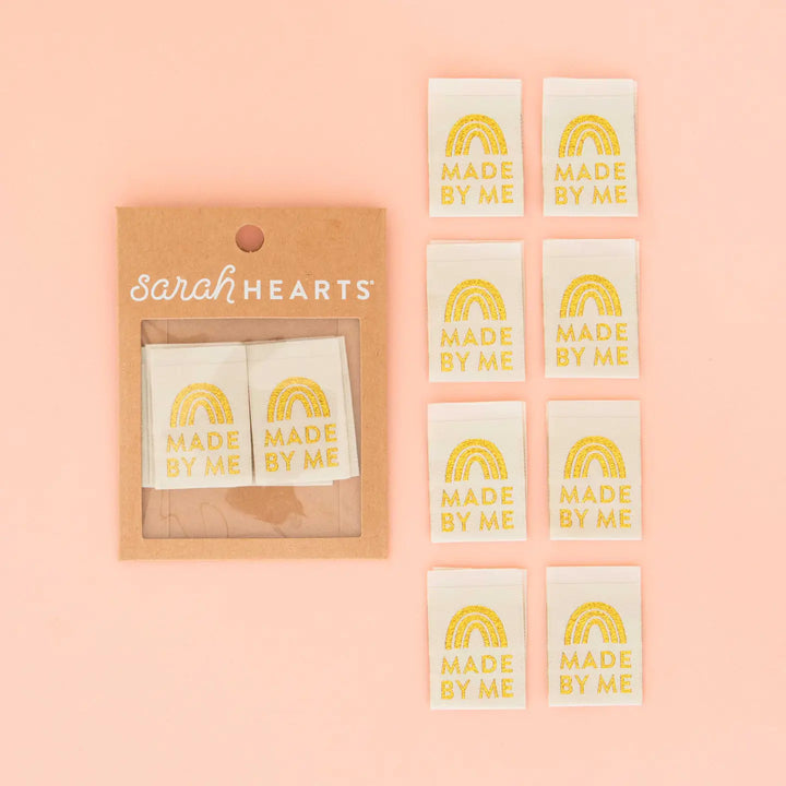 Sarah Hearts Woven Labels
