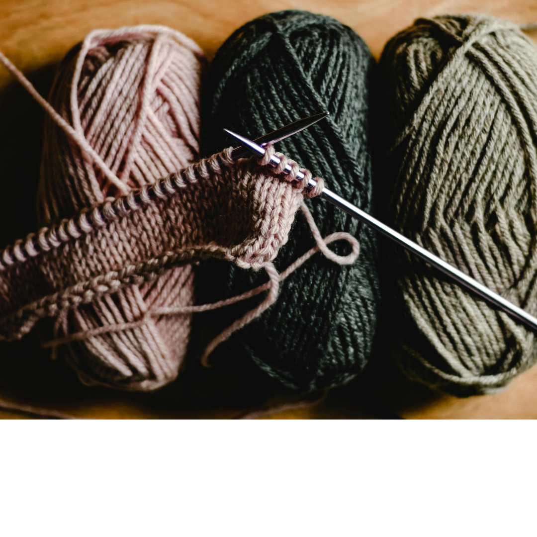 Knitting 101: Fridays, October 30, November 6, 13, & 20  11:00am-12:30pm