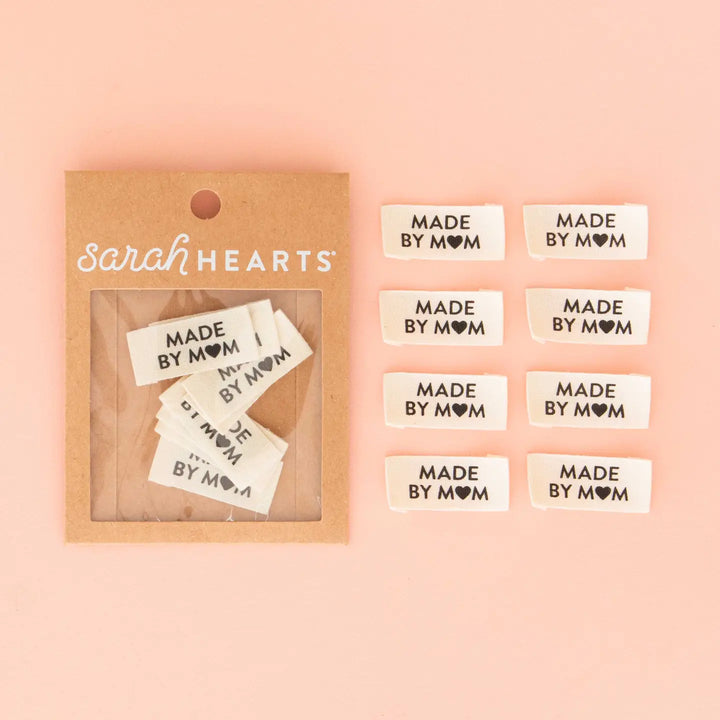 Sarah Hearts Woven Labels