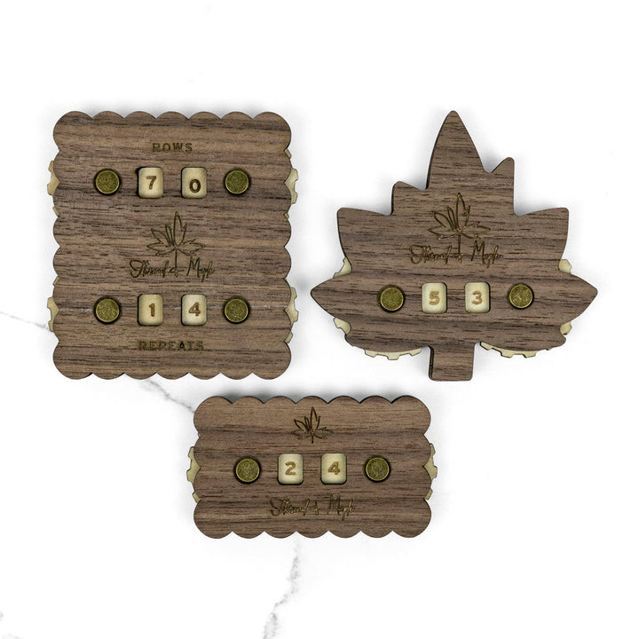 Walnut & Cherry Row Counters