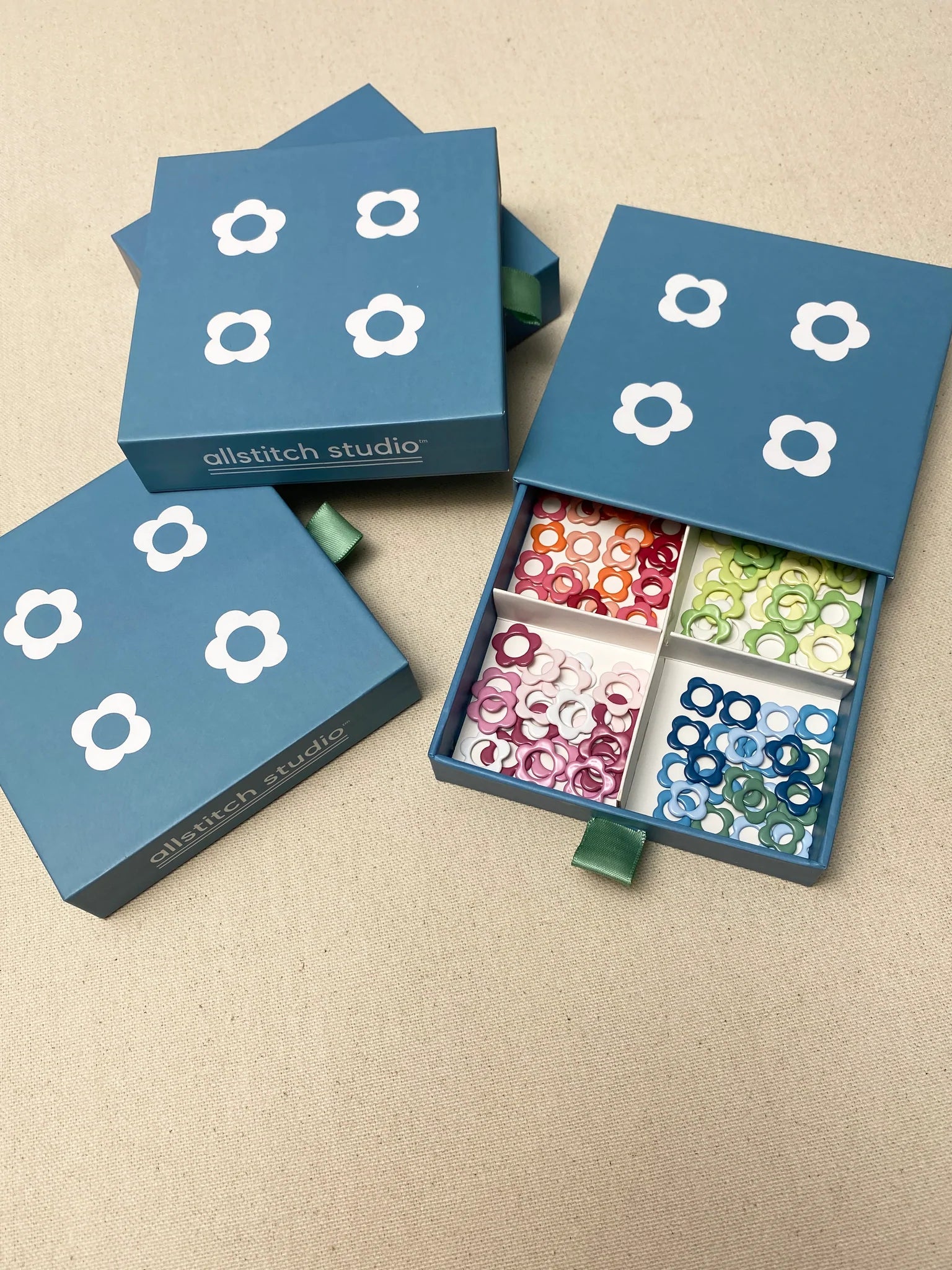 Allstitch Studio Flower Stitch Marker Sampler - Box Set